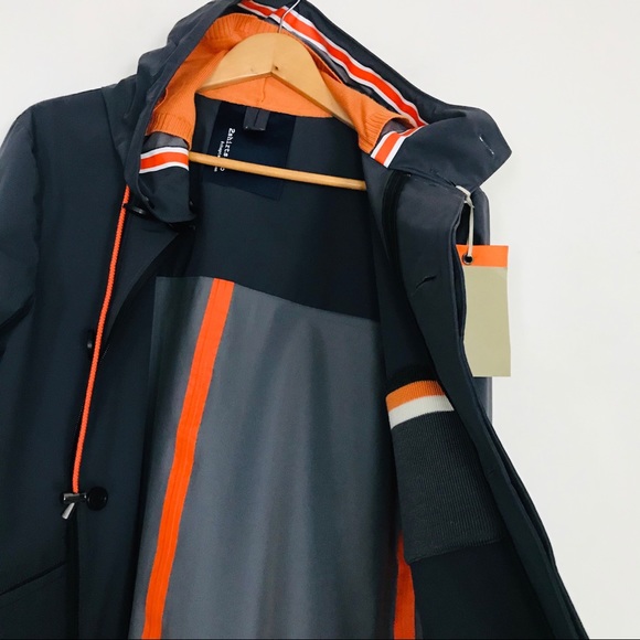 2SHIRTS.AGO Raincoat w Orange Accents - Picture 12 of 16